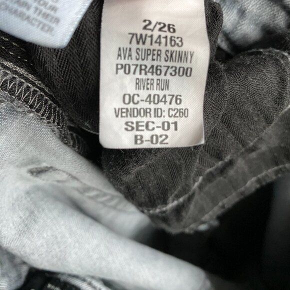 Lucky Brand ava super skinny grey jeans  2 - Picture 10 of 10